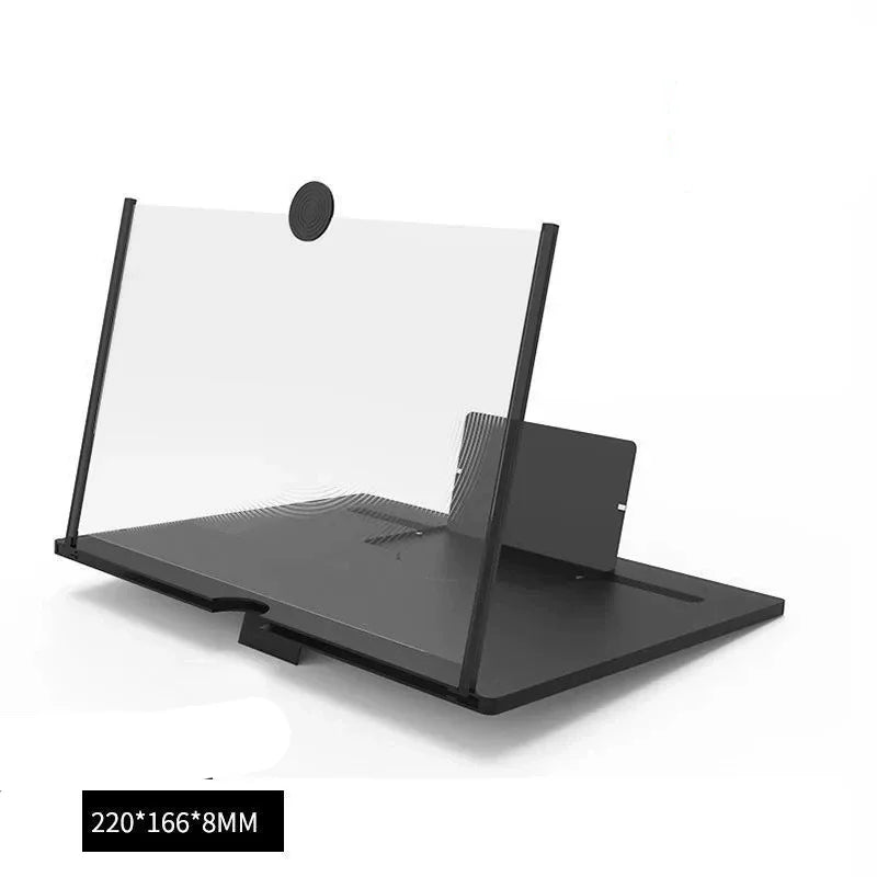 10 Inch 3D Screen Amplifier Video Magnifier for Smartphone Enlarged Mobile Phone Stand Bracket