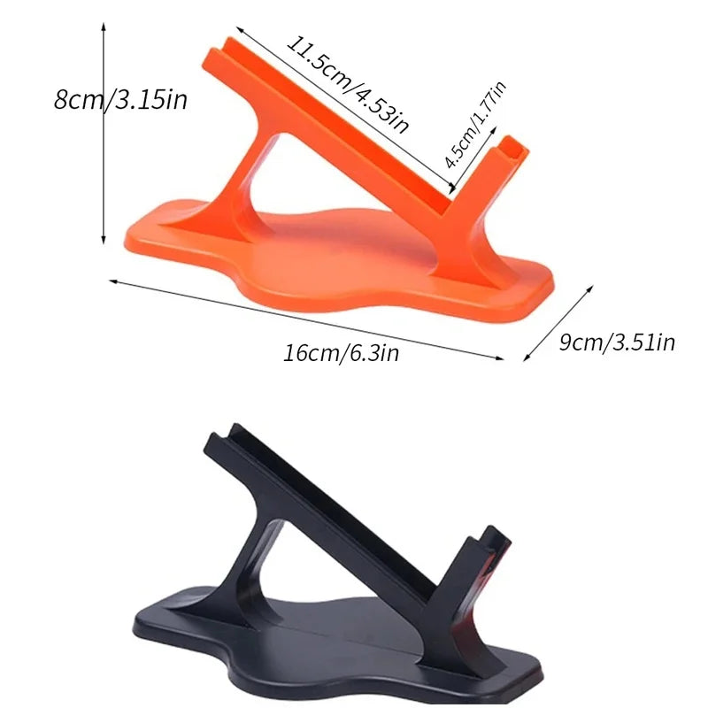 Bed Phone Holder for Side Sleeping, 360° Adjustable Lazy Arm Phone Mount with Anti-Slip Base, Hands-Free Overbed Stand for Watch