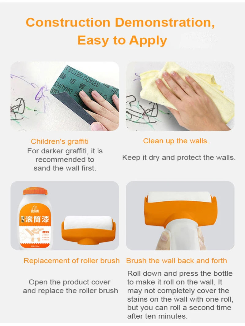 White household wall paint waterbased latex paint repair paint odorfree roller paint wall paint